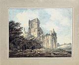 Thomas Girtin Kirkstall Abbey, Yorkshire, from the South-East (after James Moore) painting